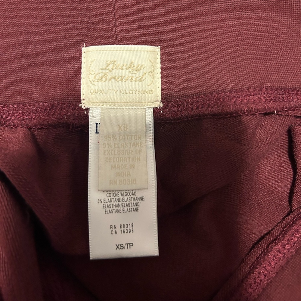 Lucky capri sweatpants like new xs